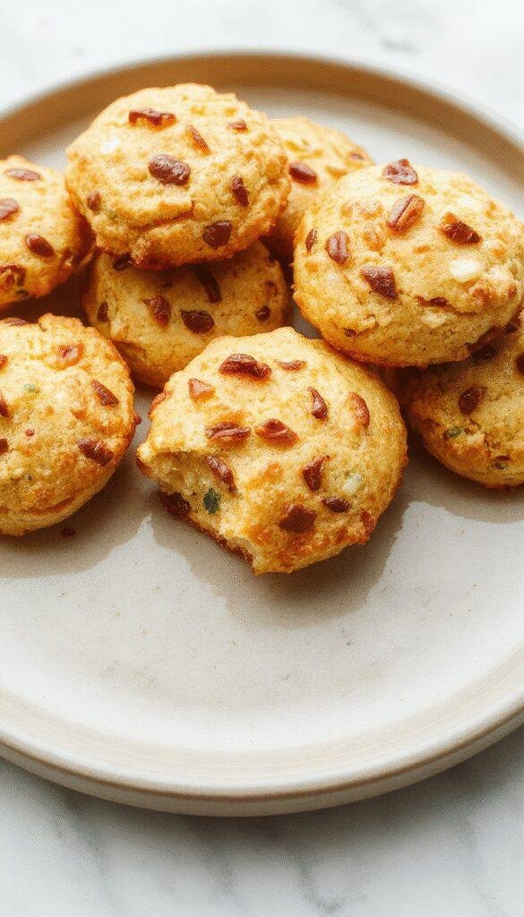 Golden Melt-in-Your-Mouth Butter Swim Biscuits stacked on a rustic wooden board, with a soft focus on their flaky, buttery layers.