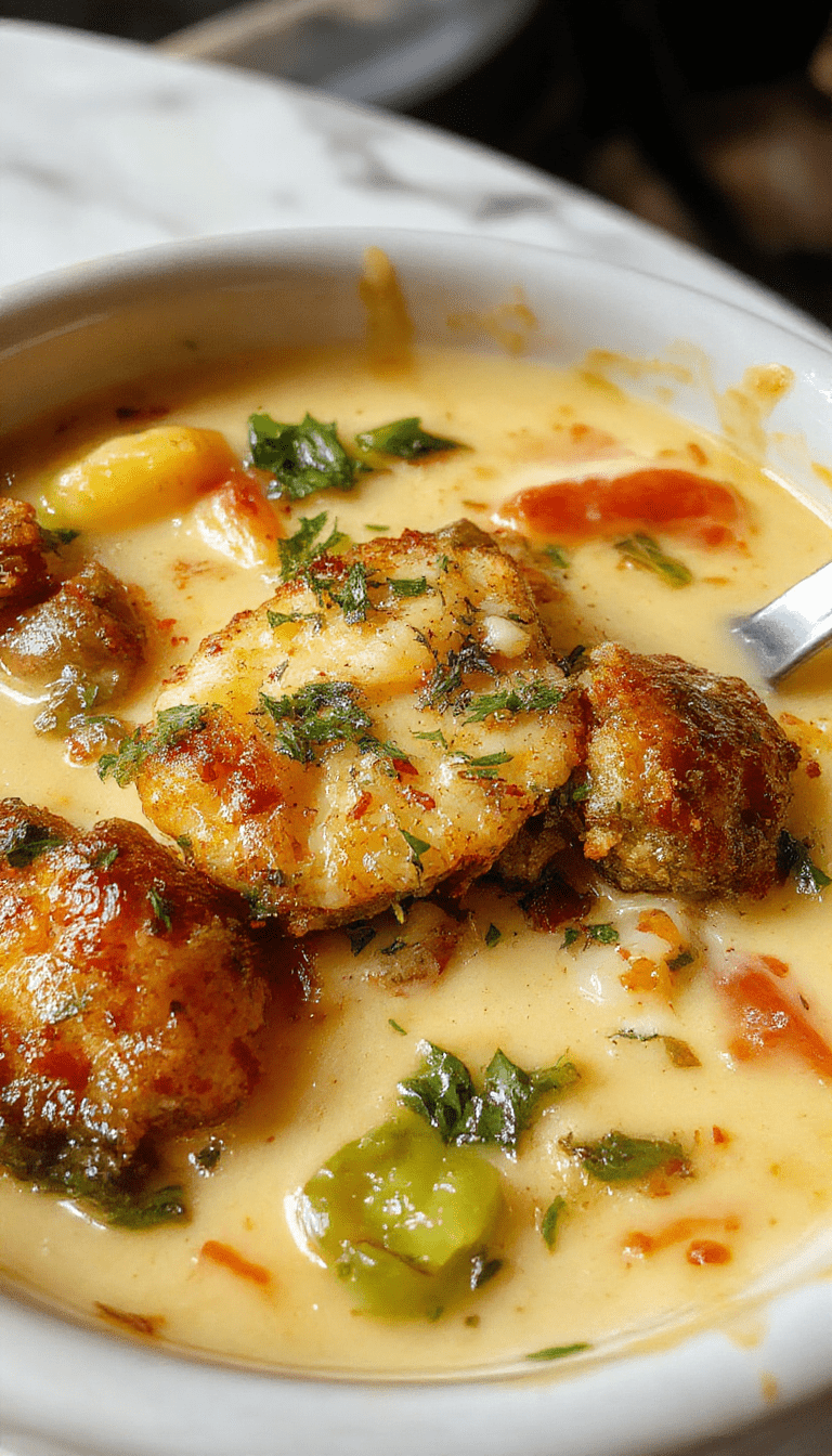 A vibrant bowl of vegetable soup featuring bright orange carrots, green celery, and deep purple cabbage, garnished with fresh herbs on a rustic white plate, with a textured wooden background and steam rising, highlighting the colorful, chunky vegetables and clear broth with a slightly glossy surface.