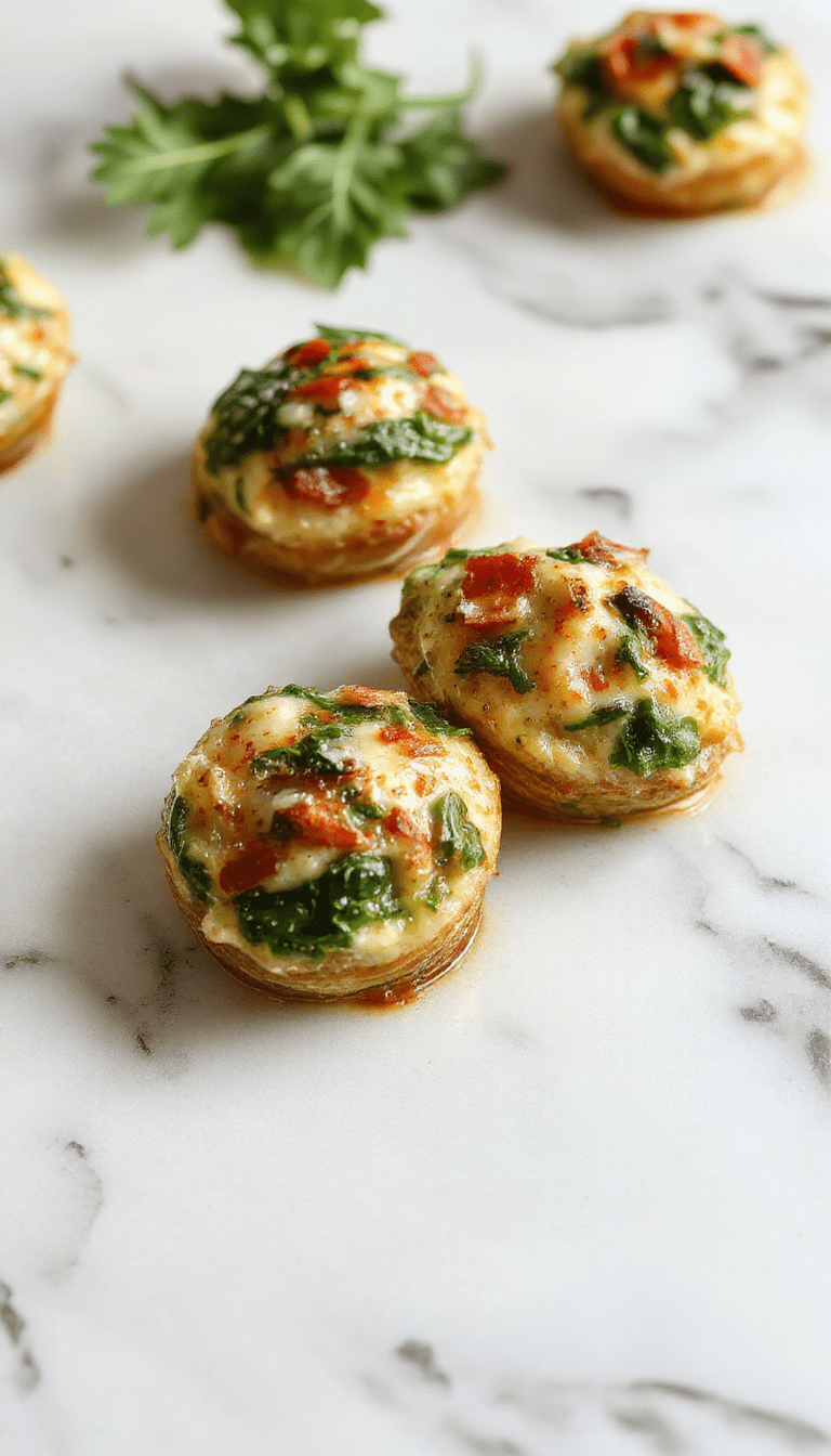 A vibrant plate of baked spinach and ricotta stuffed shells garnished with fresh herbs, showcasing creamy ricotta filling and tender pasta shells in a colorful, inviting setting.