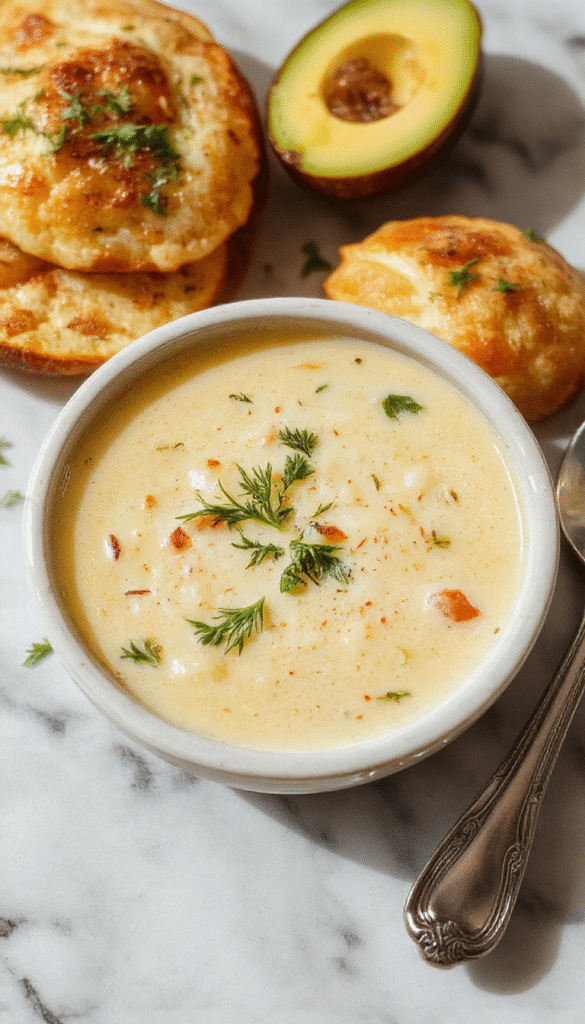 A steaming bowl of vibrant Italian Penicillin Soup with colorful vegetables, herbs, and tender chicken pieces, garnished with fresh parsley on a rustic wooden table