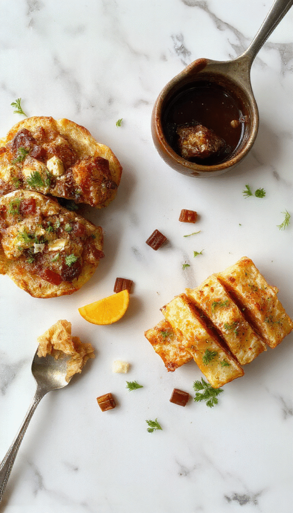 A vibrant and inviting plate of cozy fall meals with roasted vegetables, tender slices of lean chicken, garnished with fresh herbs and a drizzle of balsamic glaze, served on warm rustic ceramic plates with fall-themed garnishes and a fall foliage background.