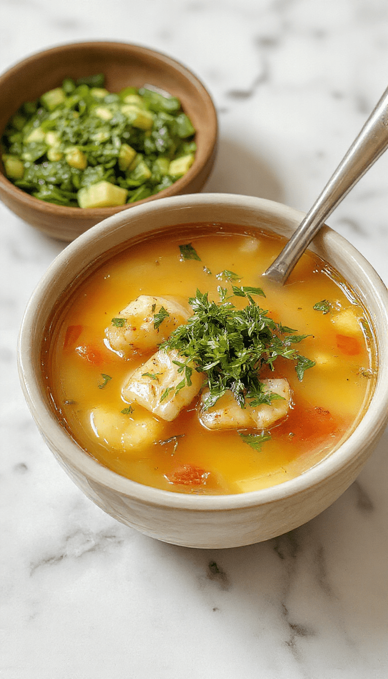 A steaming bowl of Japanese clear soup featuring delicate, translucent broth, garnished with fresh green onions and thinly sliced shiitake mushrooms, served in a minimalist white bowl with a traditional wooden spoon. The vibrant green onions contrast beautifully against the clear golden liquid, highlighting the elegant, clean presentation and textured ingredients.
